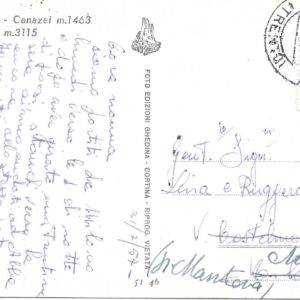 Val di Fassa - CANAZEI e CIMA DEL PORDOI - 31/07/57