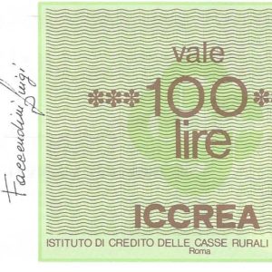 STAZ. RIFORNIMENTO ESSO FACCENDINI - OFFANENGO - Lire 100 - 18/01/77