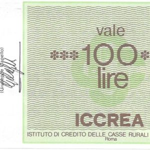 FEDERAZIONE PIEMONTESE CASSE RURALI ED ARTIGIANE - Lire 100 - 31/01/77