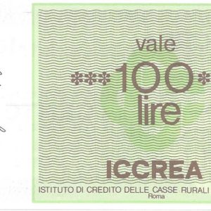 OREGLIA PIER GIORGIO - CARRU' - Lire 100 - 31/01/77