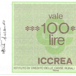 CONSORZIO IDRAULICO AUSA - Lire 100 - 08/02/77