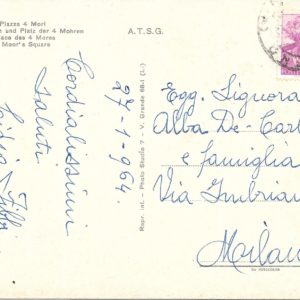 Livorno - DARSENA e PIAZZA 4 MORI - 27/01/64