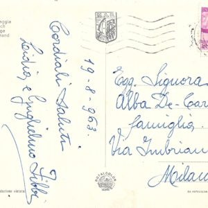 Cattolica - LA GRANDE SPIAGGIA - 19/08/63