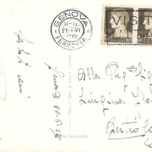 Genova - PANORAMA DAL RIGHI - 20/06/37