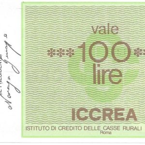 PRODUTTORI AGRICOLI ROMAGNOLI - Lire 100 - 28/02/77