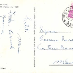Selvino - RIFUGIO AL MONTE POIETO - 17/01/66