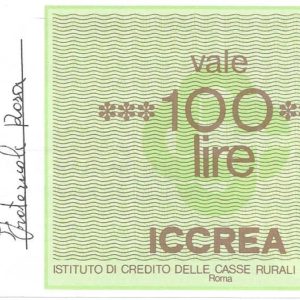 RIVENDITA TABACCHI FRATERNALE ROSA - Lire 100 - 28/02/77