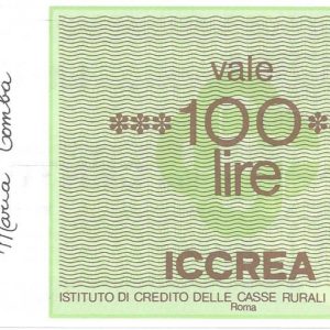 RICAMI ARTISTICI - MARIA TOMBA - Lire 100 - 31/03/77