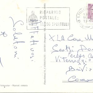 San Pellegrino Terme - SALUTI DALLA PISTA DEL SOLE - 16/08/71