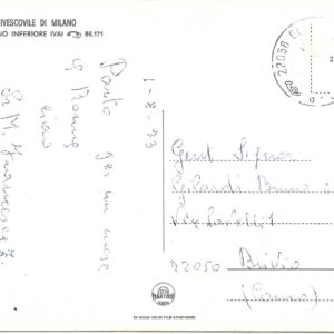 Venegono Inferiore - SEMINARIO ARCIVESCOVILE DI MILANO - CRIPTA - 01/08/73