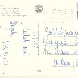 Sestri Levante - PENISOLA e BAIA DEL SILENZIO - 03/07/62