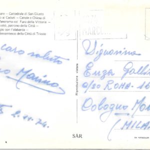 Trieste - CASTELLO DI MIRAMARE, CATTEDRALE DI S. GIUSTO - 02/11/74