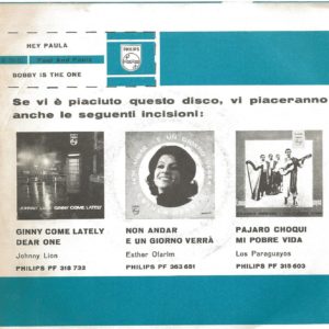 PAUL AND PAULA - Hey Paula, Bobby is the one