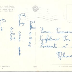 Caorle - PIAZZA S. ANTONIO HOTEL CAORLE - 04/07/65
