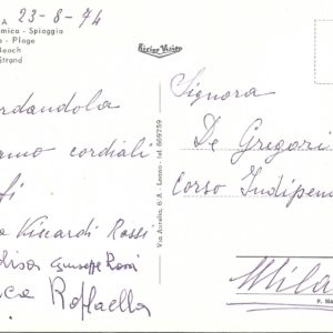 Diano Marina - SCORCIO PANORAMICO - 23/08/74