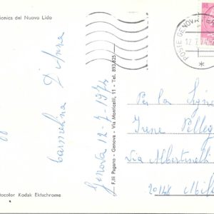 Genova - PISCINA OLIMPIONICA DEL NUOVO LIDO - 12/07/74