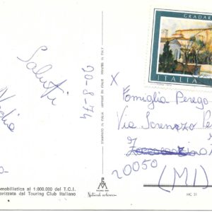 Marina di Carrara - CARTINA E VEDUTE - 20/08/74