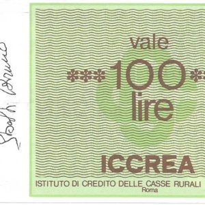 MACELLERIA SBALDI BRUNO - OMBRIANO - Lire 100 - 02/05/77