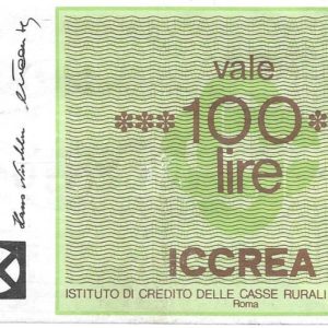 RAIFFEINSENVERBAND SUDTIROL - BOLZANO - Lire 100 - 02/05/77