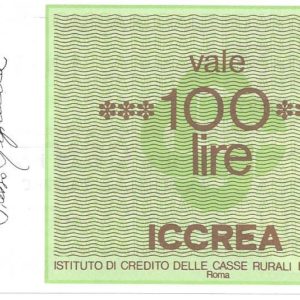 REGINELLA PIETRO - Lire 100 - 02/05/77
