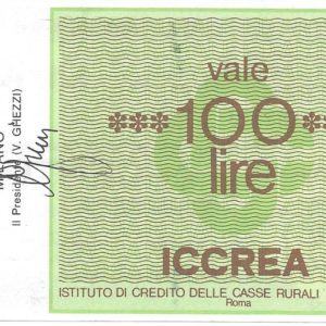 FEDERAZIONE LOMBARDA CASSE RURALI ED ARTIGIANE - Lire 100 - 31/05/77