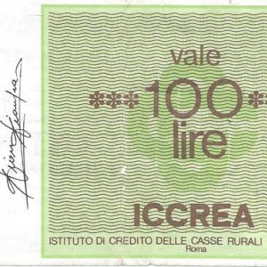 LLOYD ADRIATICO ASSICURAZIONI - AGENZIA FERRARA - Lire 100 - 15/06/77