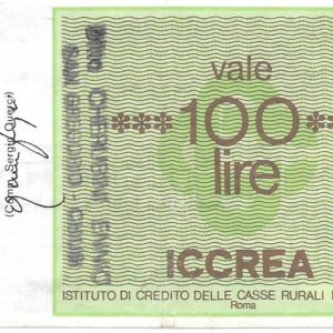 UNIONE REGIONALE TOSCANA COOPERAZIONE - FIRENZE - Lire 100 - 15/06/77