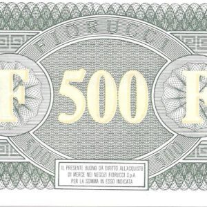 FIORUCCI - Lire 500