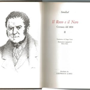 Stendhal - IL ROSSO E IL NERO - 2 volumi - Edito Service