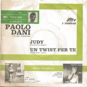PAOLO DANI - Judy, Un twist per te - 08/07/63