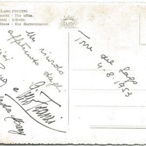 TORRE DEL LAGO PUCCINI - Villa Puccini, Studio - 04/08/53