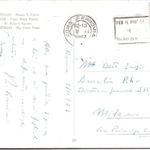 VATICANO - Piazza S. Pietro - 03/11/63