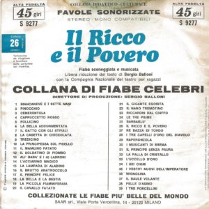 IL RICCO E IL POVERO