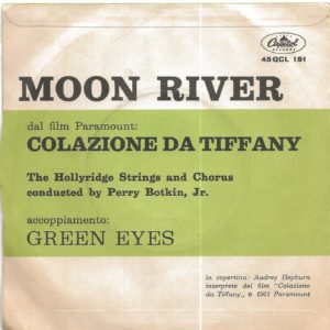 THE HOLLYRIDGE STRINGS AND CHORUS - Moon River, Green Eyes - 07/11/61