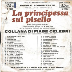 LA PRINCIPESSA SUL PISELLO - 30/08/68