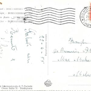 BORDIGHERA - Spiaggia - 23/04/55