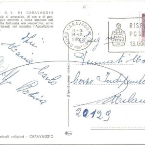 CARAVAGGIO - Santuario - 14/09/72