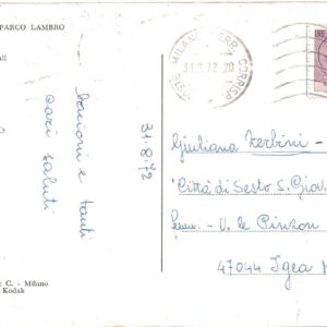 MILANO - Parco Lambro la Cascata - 31/08/72