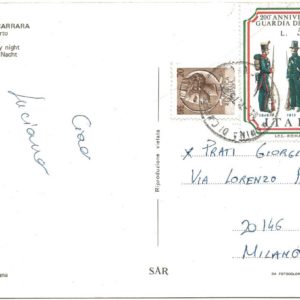 MARINA DI CARRARA - Notturno del porto - 04/07/75