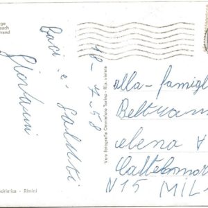 BELLARIA - La spiaggia - 18/07/58