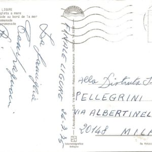 FINALE LIGURE - Passeggiata a mare - 24/07/75