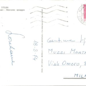 CAPOLIVERI - Morcone spiaggia - 18/08/74