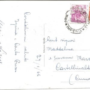 GRIMALDI - Panorama e veduta di Mentone - 27/01/66