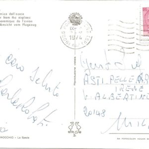 SAN TERENZIO - Scorcio panoramico dall'aereo - 04/08/74