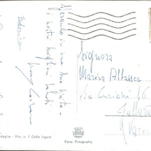 CELLE LIGURE - Le tre strade - 09/07/58