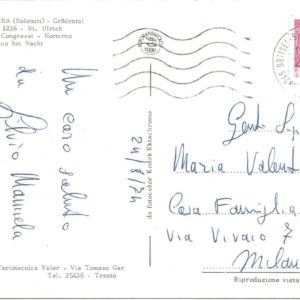ORTISEI - Palazzo dei Congressi - 24/08/74