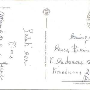 PESCARA - Orologio e fontana - 15/08/67