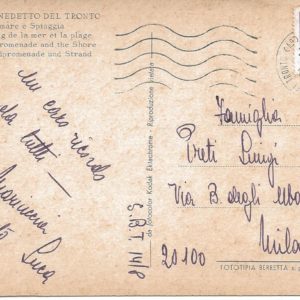 S. BENEDETTO DEL TRONTO - Lungomare e Spiaggia - 14/08/69