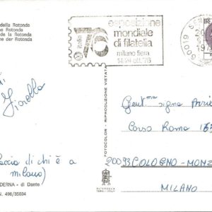 SENIGALLIA - Veduta aerea della Rotonda - 20/11/75