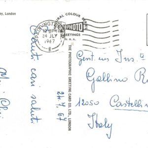 LONDRA - Westminster Abbey - 24/07/67
